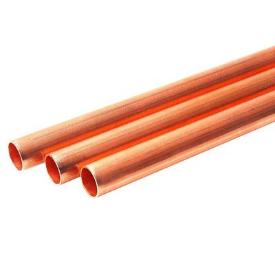 99.9% Pure Copper Tube Brass Pipe 15mm 20mm Diameter  C12200 C11000