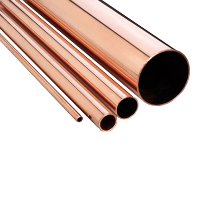 99.9% Pure Copper Tube Brass Pipe 15mm 20mm Diameter  C12200 C11000