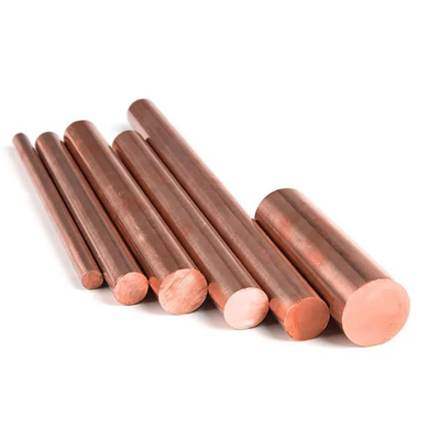 99.95% Pure Copper Rod Round Brass Bars 2000mm T851